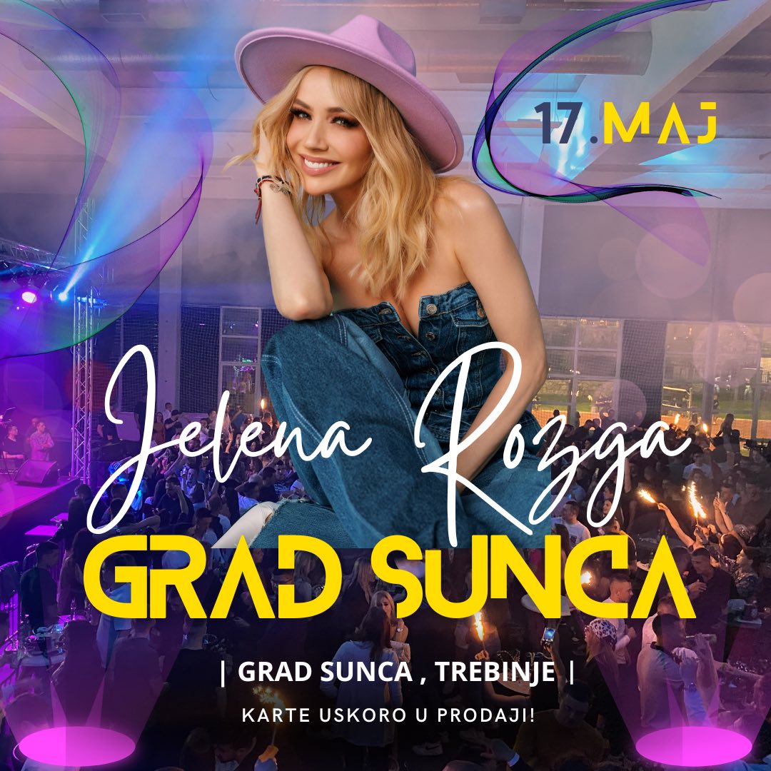 Koncert Jelene Rozge U Gradu Sunca - Padrino Vijesti